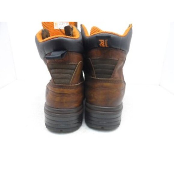 Timberland PRO Men's 6" Resistor Comp. Toe Work Boots A1224 Brown Size 13W - Picture 4 of 9